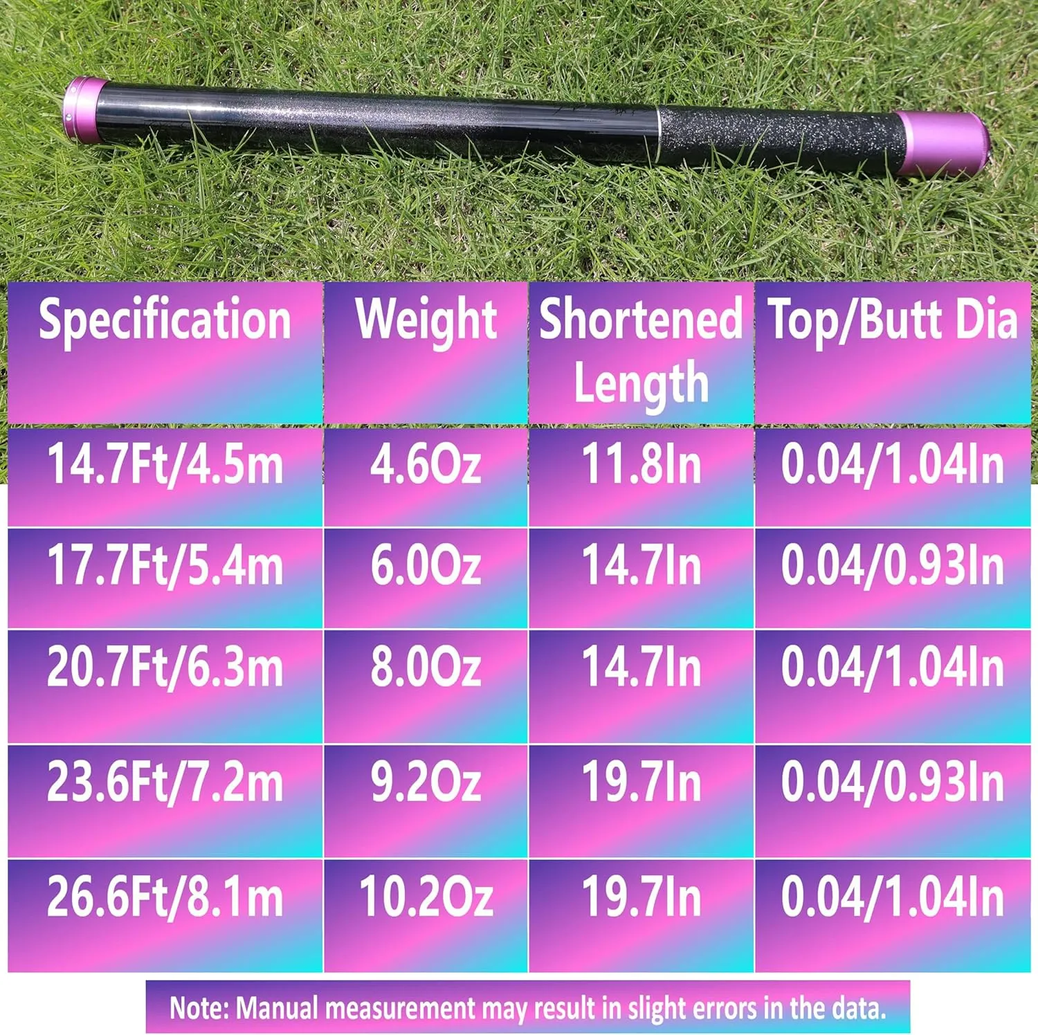 Hand Pole Carbon Fiber Telescopic Fishing Rod Portable Ultralight Fishing Tenkara Rod Collapsible Bass Crappie Full Kit Fishing Pole All Waters Bamboo Fishing Pole