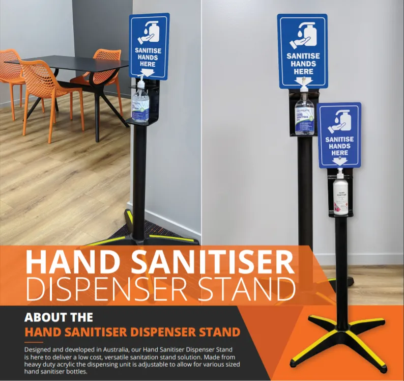 HAND SANITISER DISPENSER / TABLE BASE