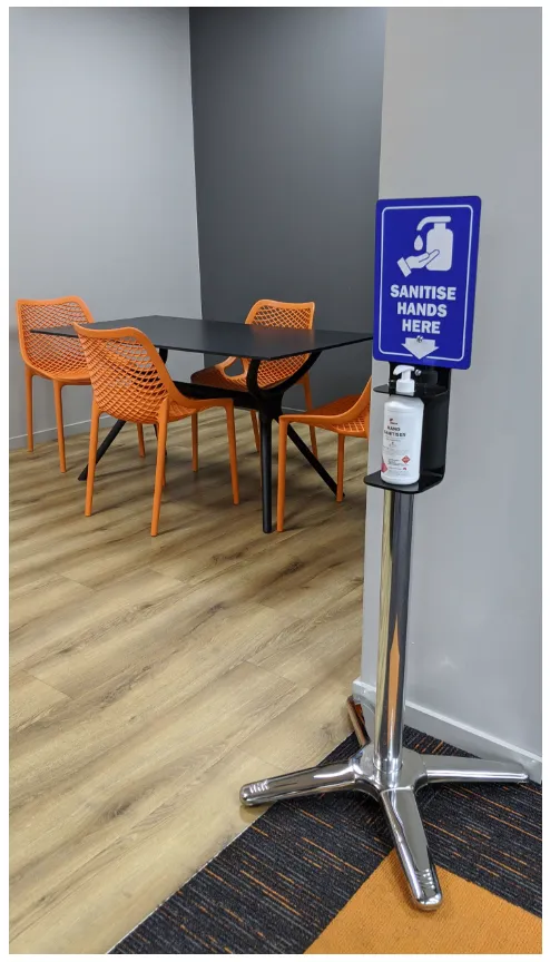 HAND SANITISER DISPENSER / TABLE BASE