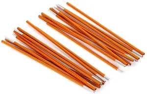 Health Gear Tent Pole Repair Kit, 3.6m Aluminium Alloy Tent Pole Segments Replacement Tent Building Supporting Rod for Camping Hiking Backpacking Tent, 2pcs