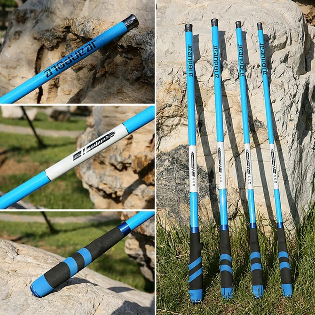 High Carbon Fishing Poles 3.6m/12FT 4.5m/15FT 5.4m/18FT 6.3m/21FT Hand Pole Fishing Rod Ultra Hard Super Light Telescopic Rod Stick (Size : 4.5m/15FT)