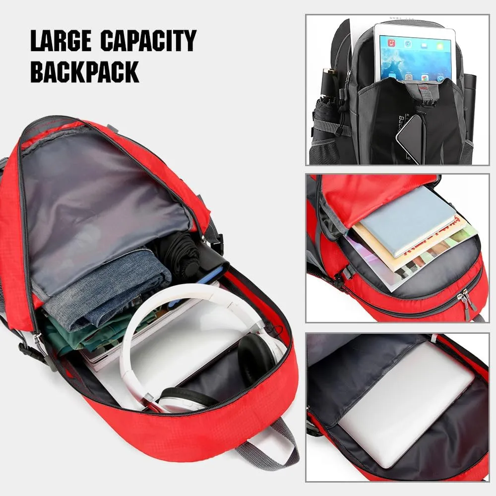 Hiking Backpack 40L Waterproof Lightweight Outdoor Hiking Tkking Daypack Travel Backpack for Men Women