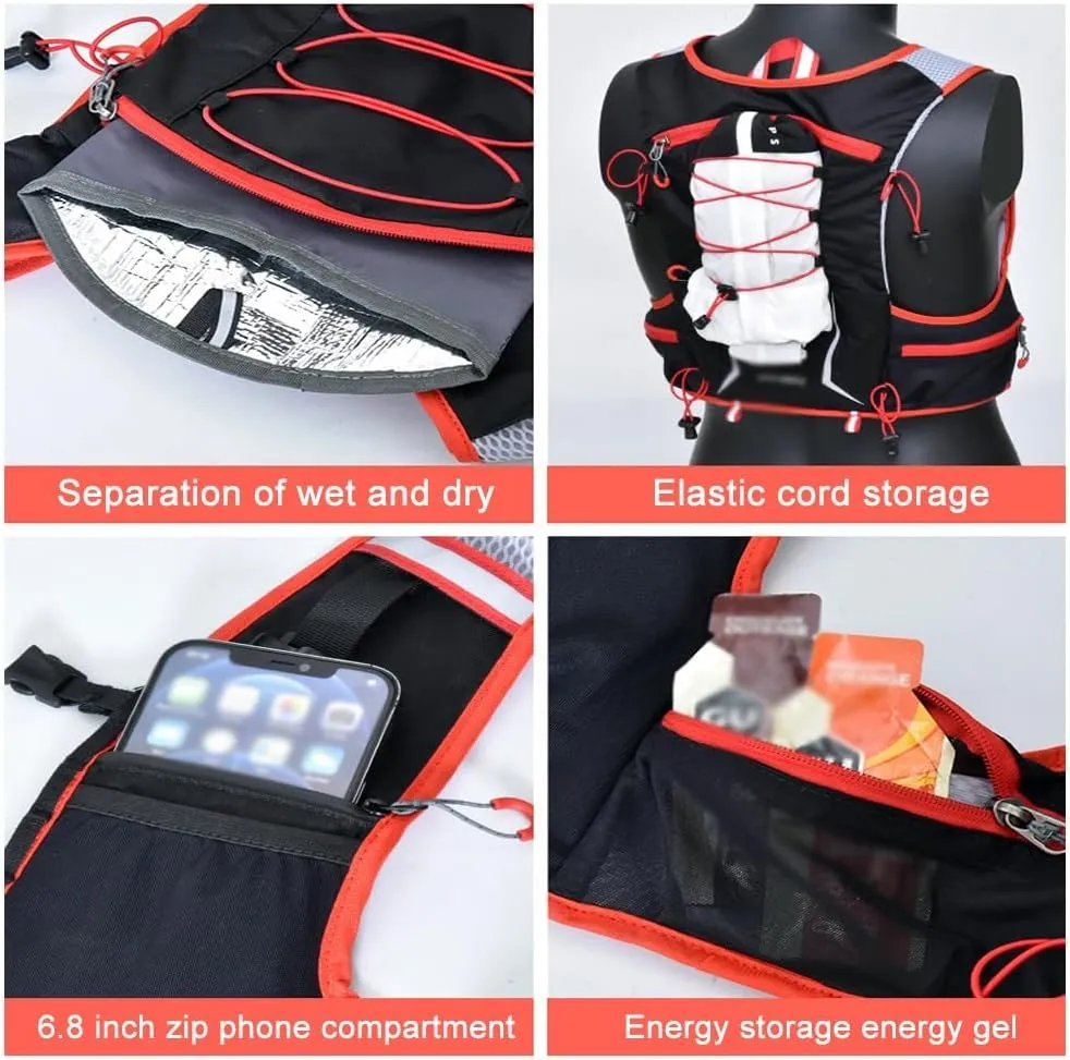 Hiking Backpack for Women with Water Bladder,hydration Pack for Runners,Wet/dry Bag Compartment for Trail Running, Hiking, Biking