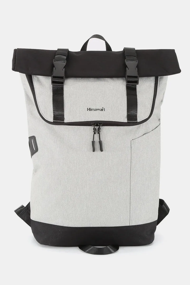 Himawari Contrast Waterproof Canvas Backpack