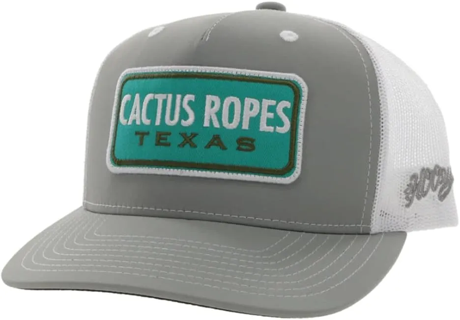 HOOEY Cactus Ropes Adjustable Snapback Trucker Mesh Back Hat