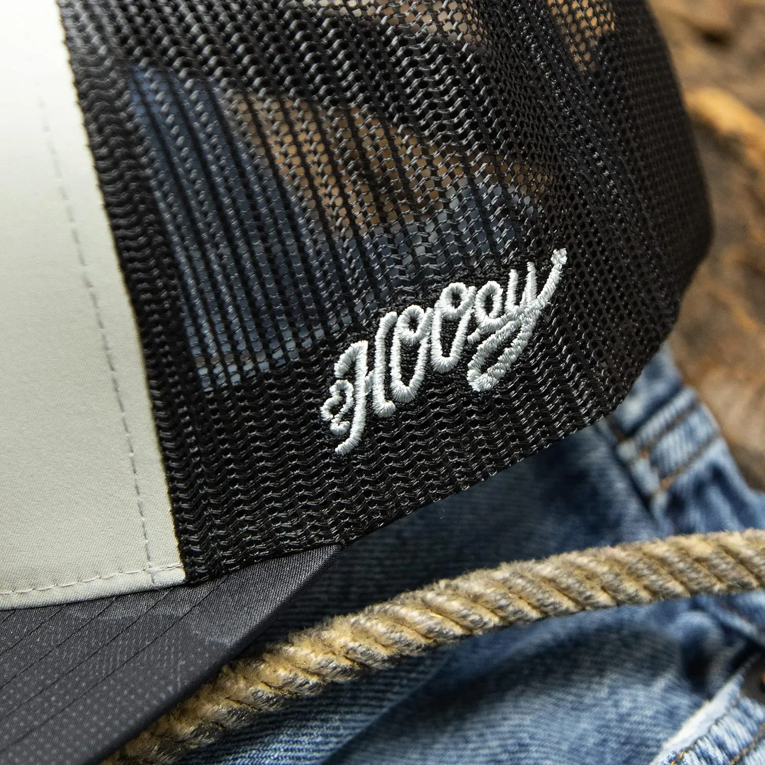 HOOEY Liberty Rope Adjustable Trucker Hat