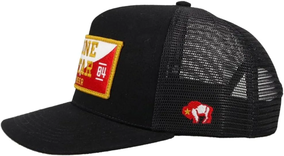 HOOEY Lone Star Beer Patch Adjustable Snapback Hat