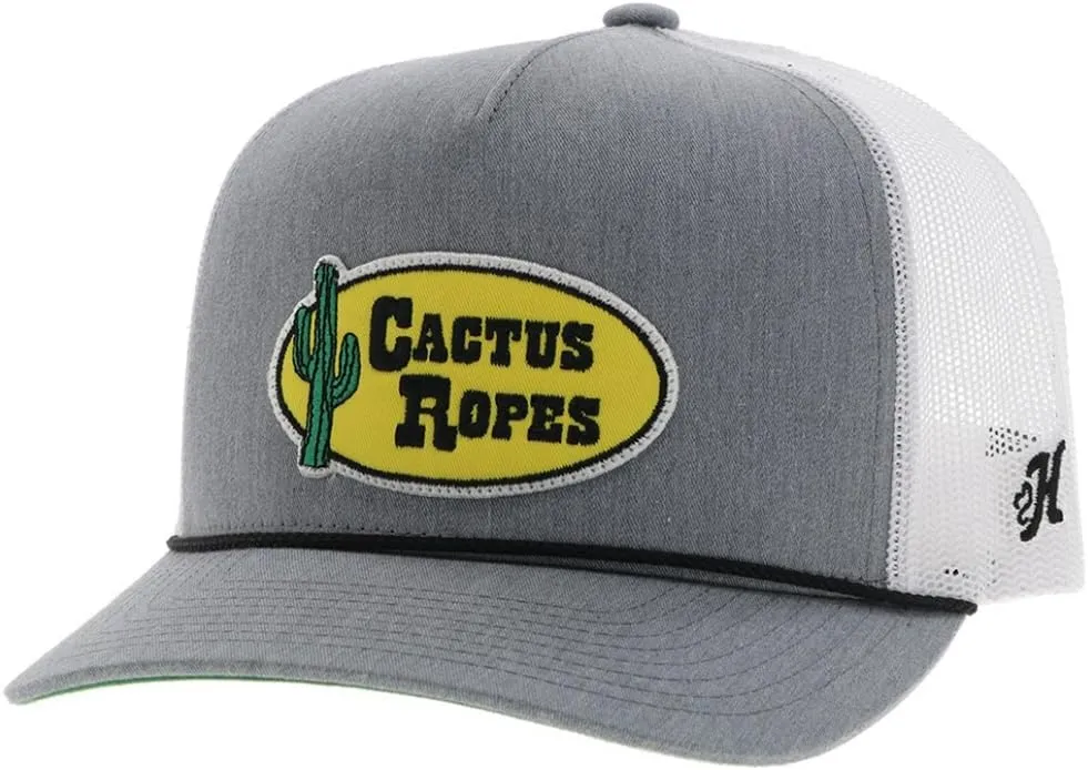 HOOEY Men's Cactus Ropes Circle Patch Adjustable Snapback Hat