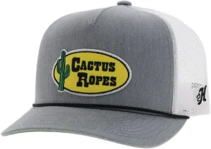 HOOEY Men's Cactus Ropes Circle Patch Adjustable Snapback Hat
