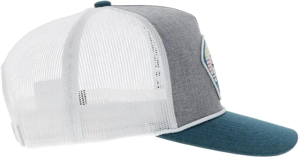 HOOEY Men's Cavvy Punchy Adjustable Snapback Hat
