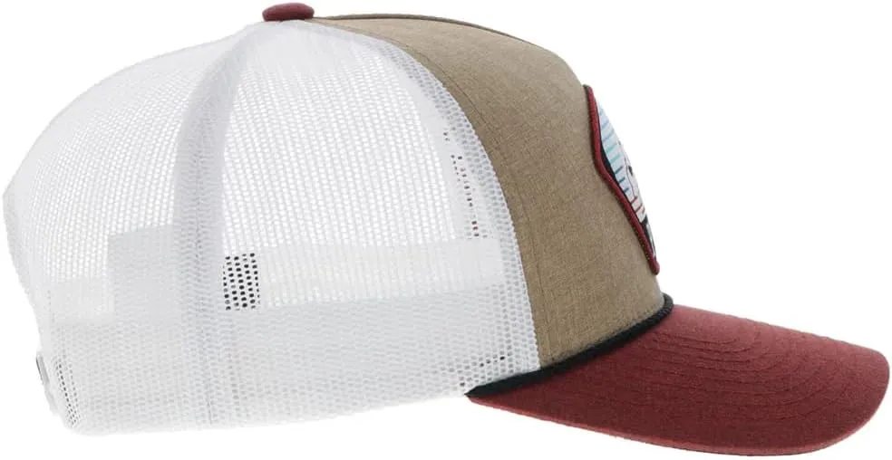 HOOEY Men's Cavvy Punchy Adjustable Snapback Hat
