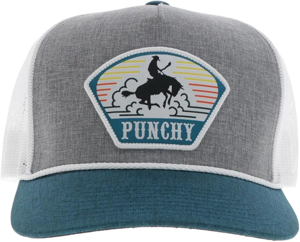 HOOEY Men's Cavvy Punchy Adjustable Snapback Hat