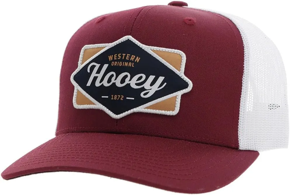 HOOEY Men's Diamond Adjustable Snapback Hat