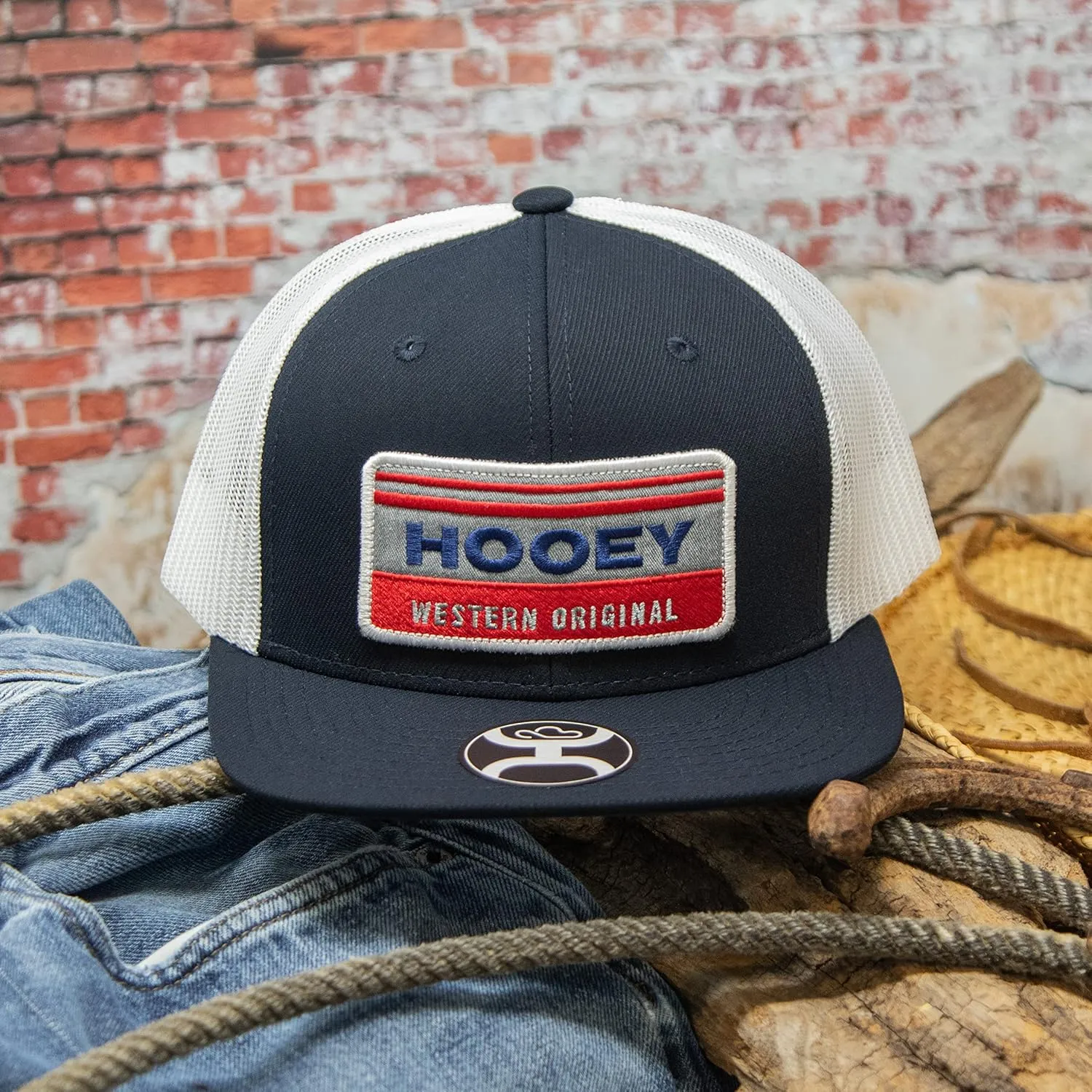 HOOEY Men's Horizon Adjustable Snapback Mesh Trucker Back Hat