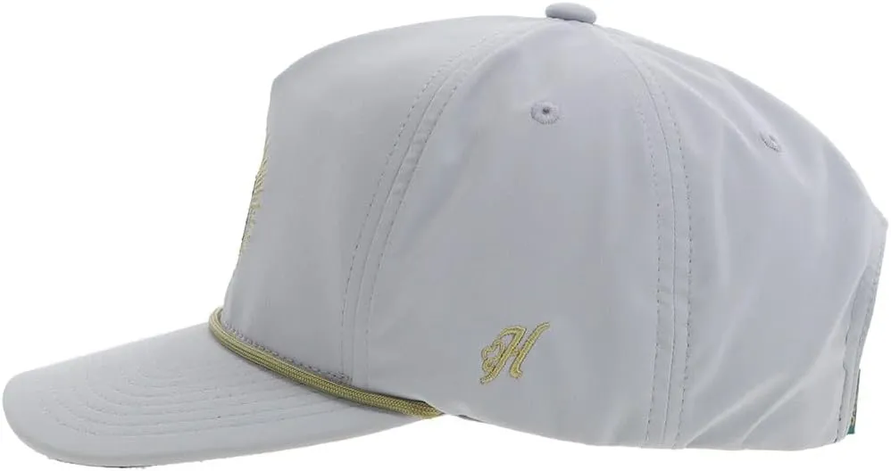 HOOEY Men’s “Pearl” Adjustable Hat with Circle Patch