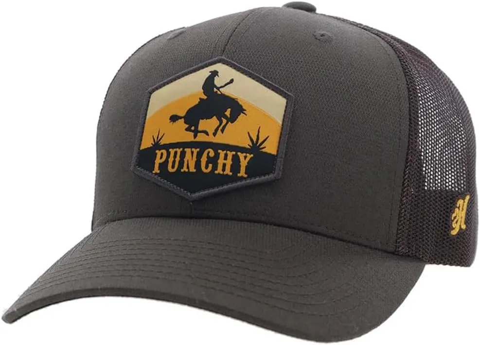 HOOEY Men's Ranchero Punchy Adjustable Snapback Hat