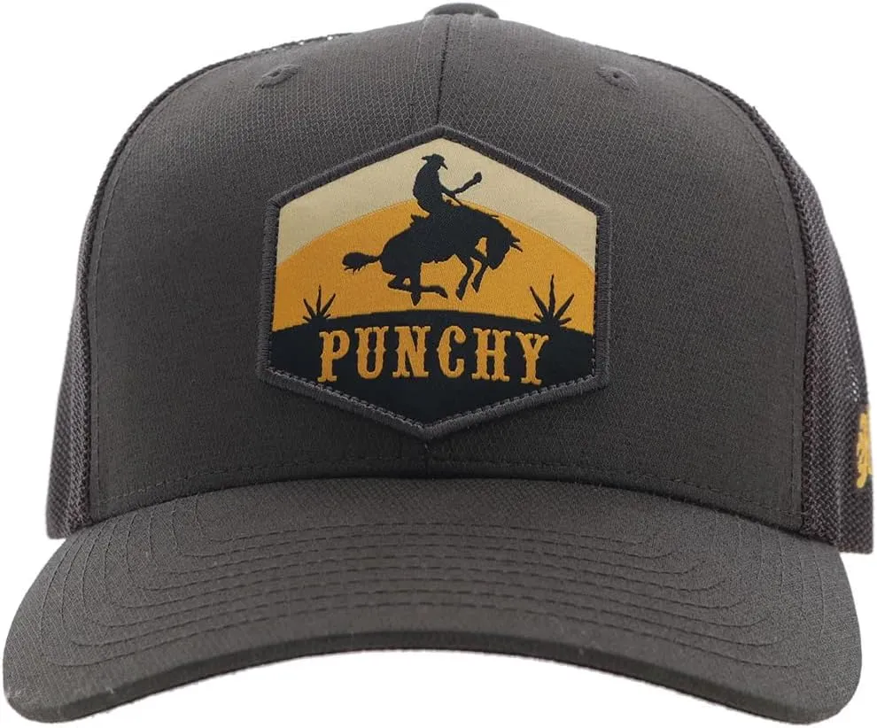 HOOEY Men's Ranchero Punchy Adjustable Snapback Hat