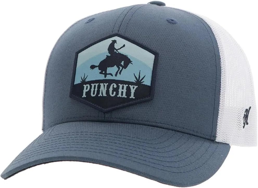 HOOEY Men's Ranchero Punchy Adjustable Snapback Hat