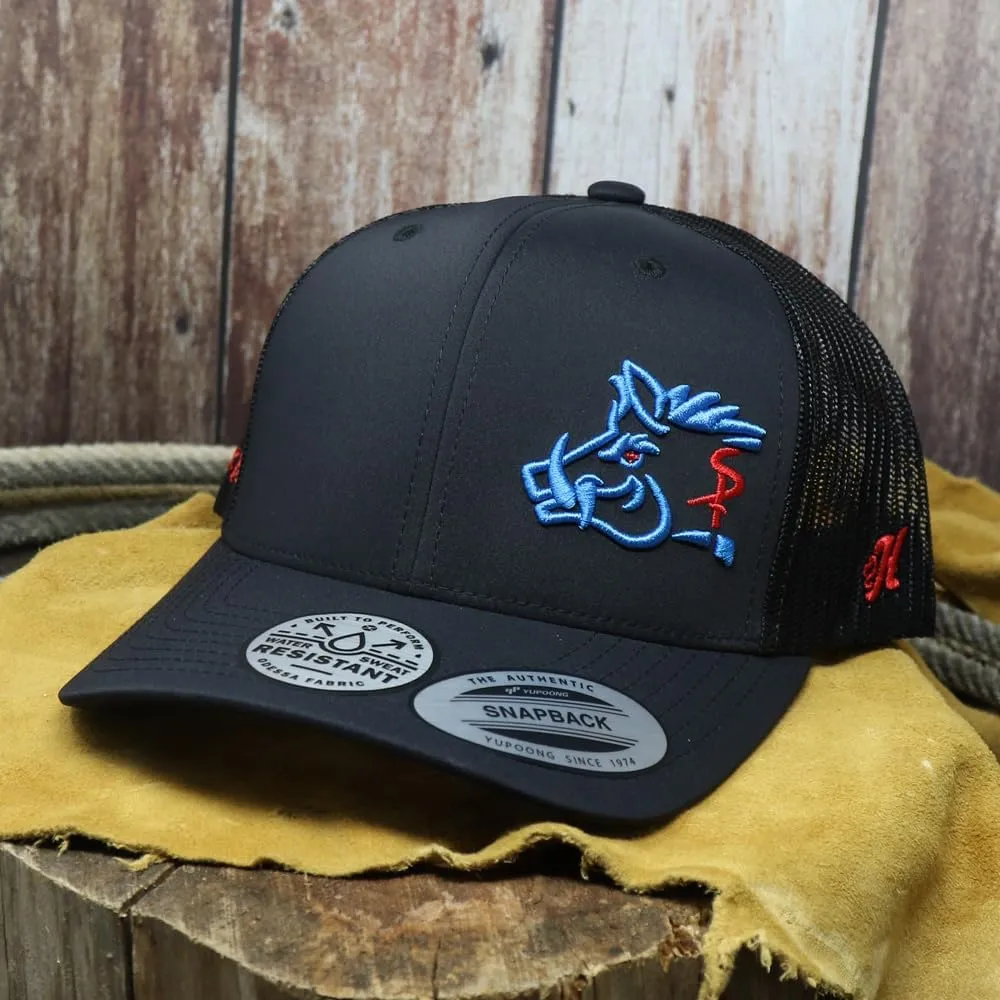 HOOEY Men's Sniper Pig Adjustable Snapback Hat