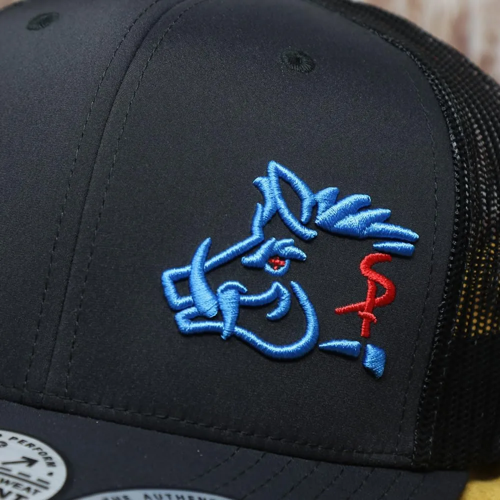 HOOEY Men's Sniper Pig Adjustable Snapback Hat