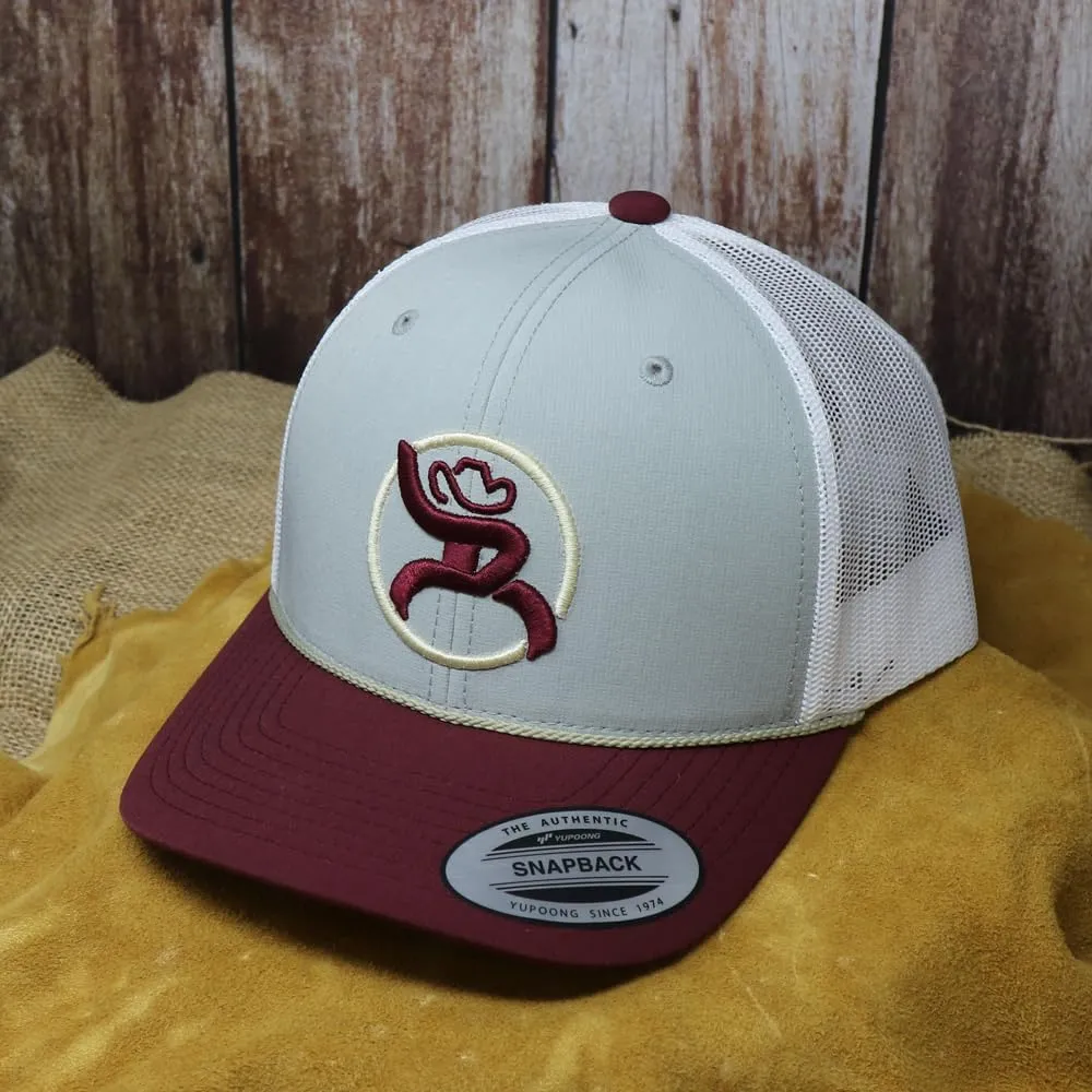 HOOEY Men’s Strap Roughy Adjustable Snapback Hat