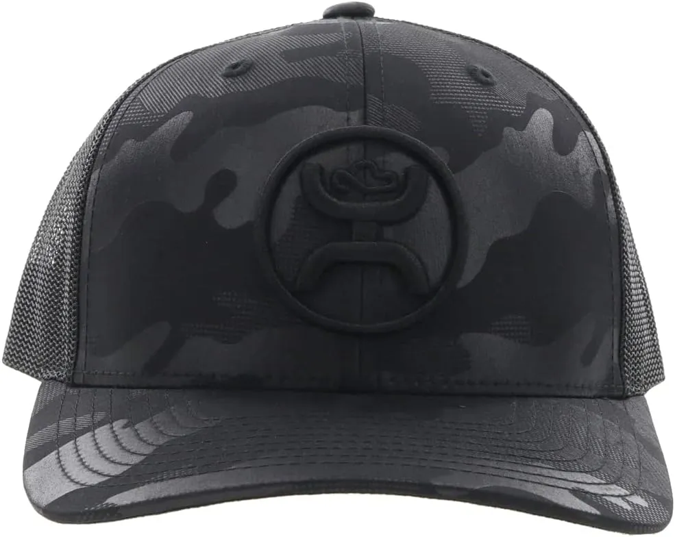 HOOEY O Classic 6-Panel Adjustable Trucker Hat w/Logo