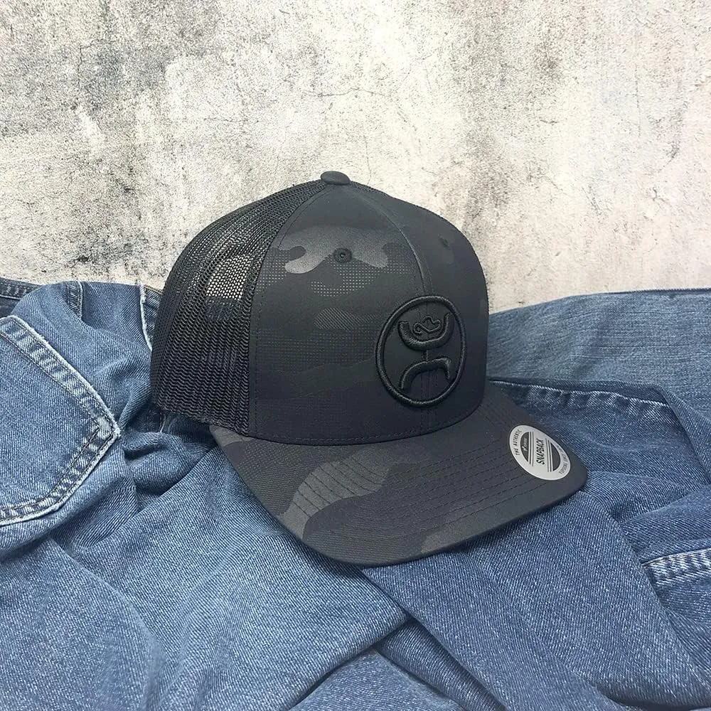 HOOEY O Classic 6-Panel Adjustable Trucker Hat w/Logo