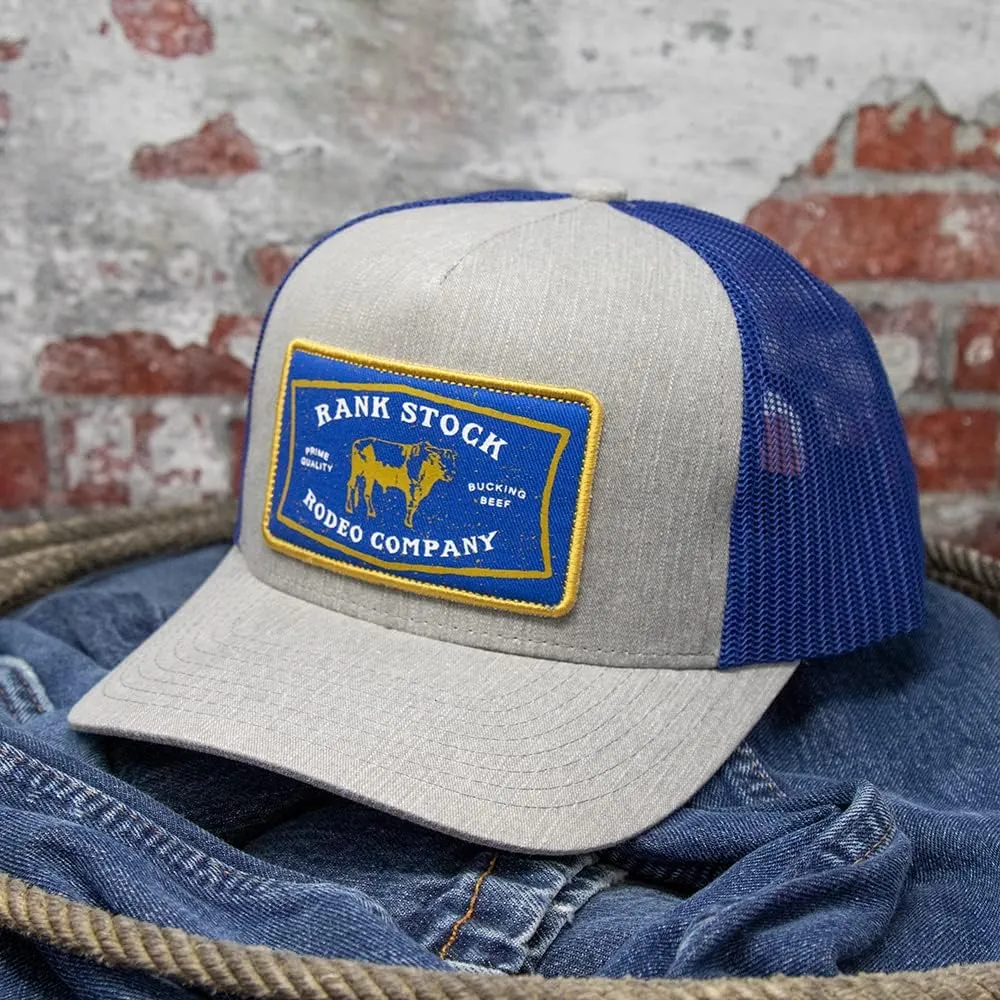 HOOEY Rank Stock Adjustable Snapback Mesh Back Trucker Hat