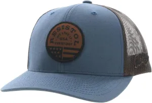 HOOEY Resistol Adjustable Snapback Hat (Blue/Brown)