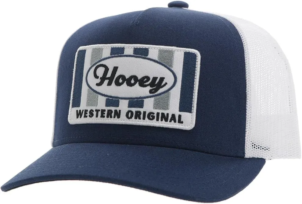 HOOEY Sudan Adjustable Snapback Trucker Mesh Back Hat with Logo