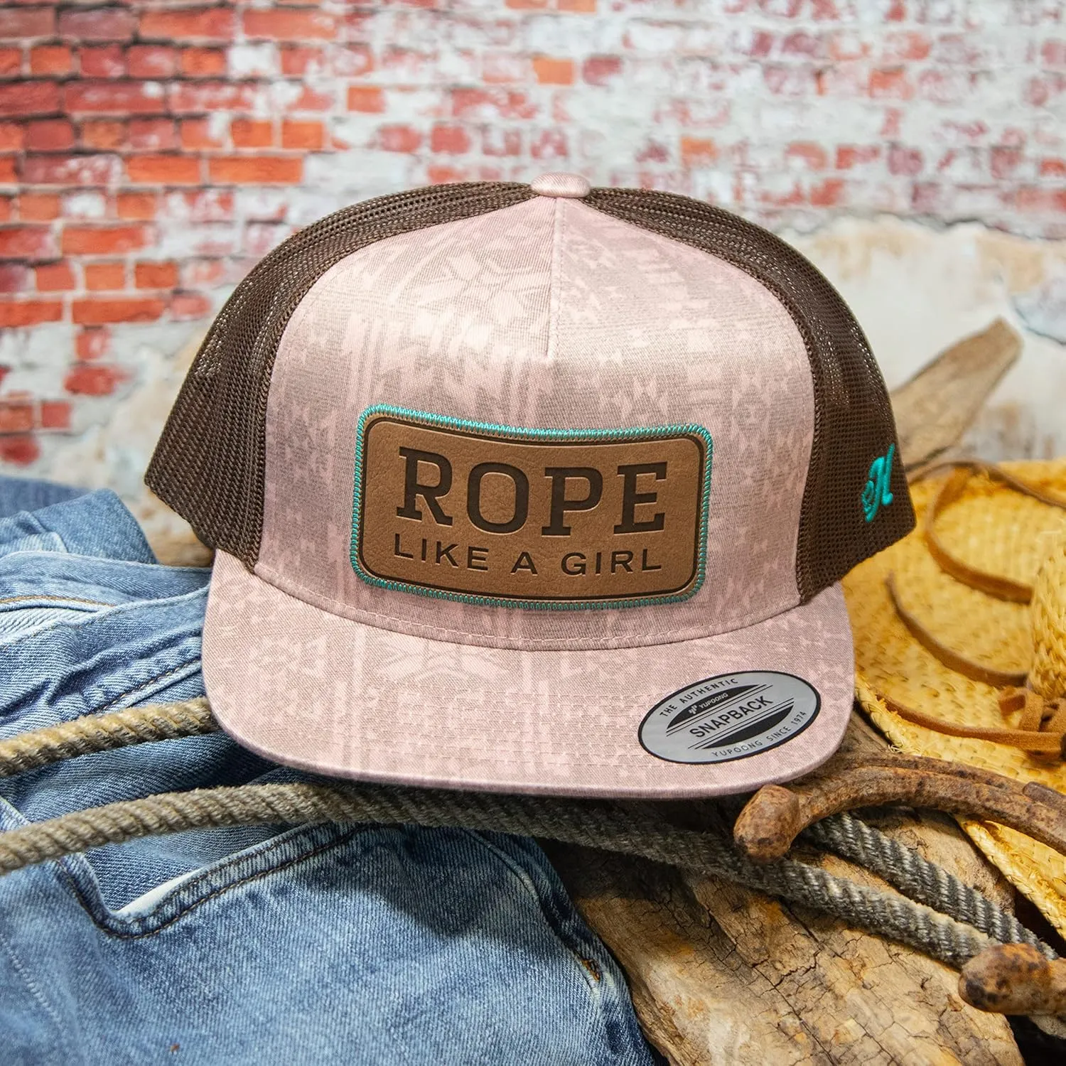 HOOEY Women's Rope Like a Girl Adjustable Snapback Hat