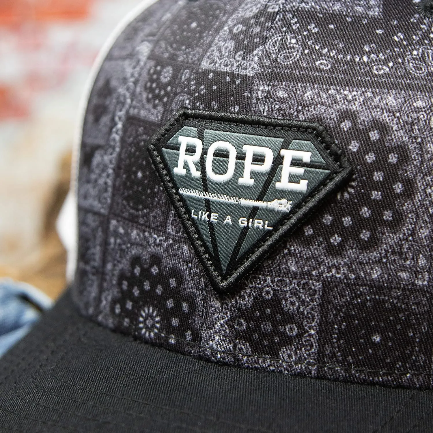 HOOEY Women's Rope Like a Girl Adjustable Snapback Hat