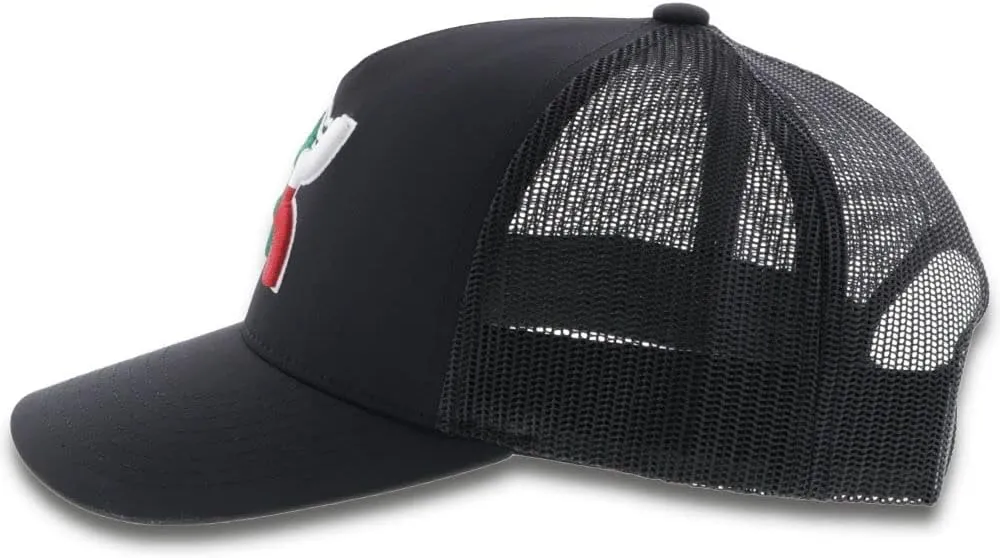 HOOEY Youth Boquillas 6 Panel Adjustable Snapback Trucker Mesh Back Hat