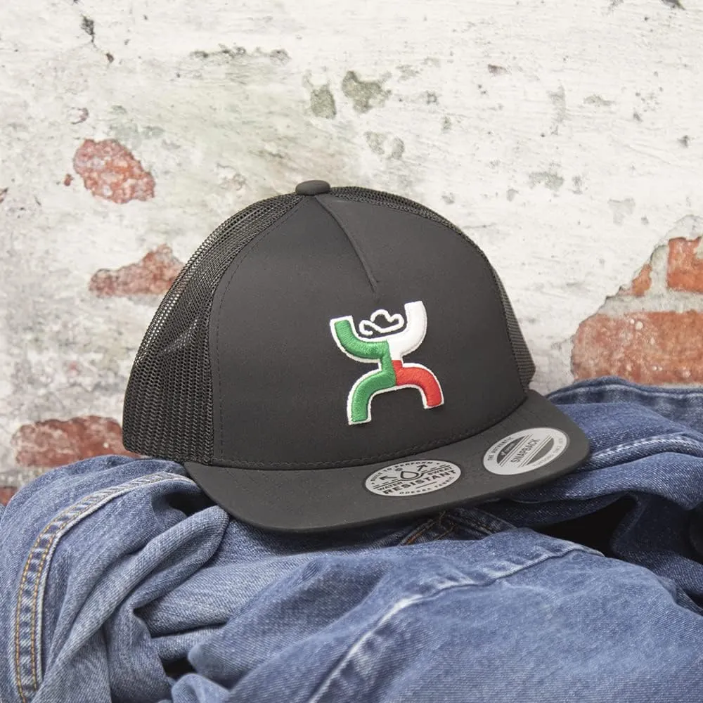 HOOEY Youth Boquillas 6 Panel Adjustable Snapback Trucker Mesh Back Hat