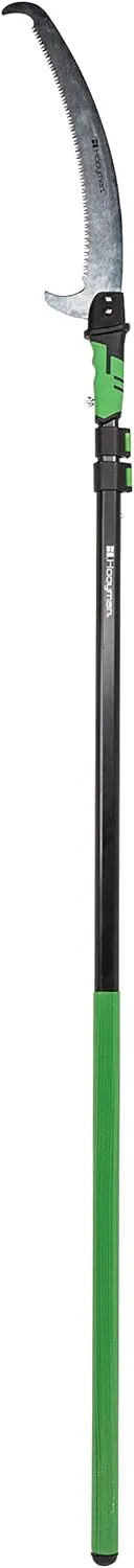 Hooyman Extendable Tree Saw with Compact Design, Detachable Handsaw and Telescoping Pole, No-Slip H-Grip, Impulse Hardened Teeth, and Wrist Lanyard for Tree Trimming, Hunting, Camping, and Outdoors