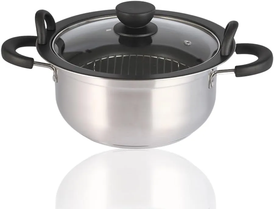 Hot Pot Camping Cooking Hiking Cookware Outdoor Cast Iron Lid Soup