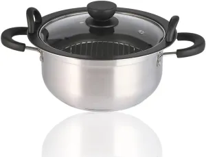Hot Pot Camping Cooking Hiking Cookware Outdoor Cast Iron Lid Soup