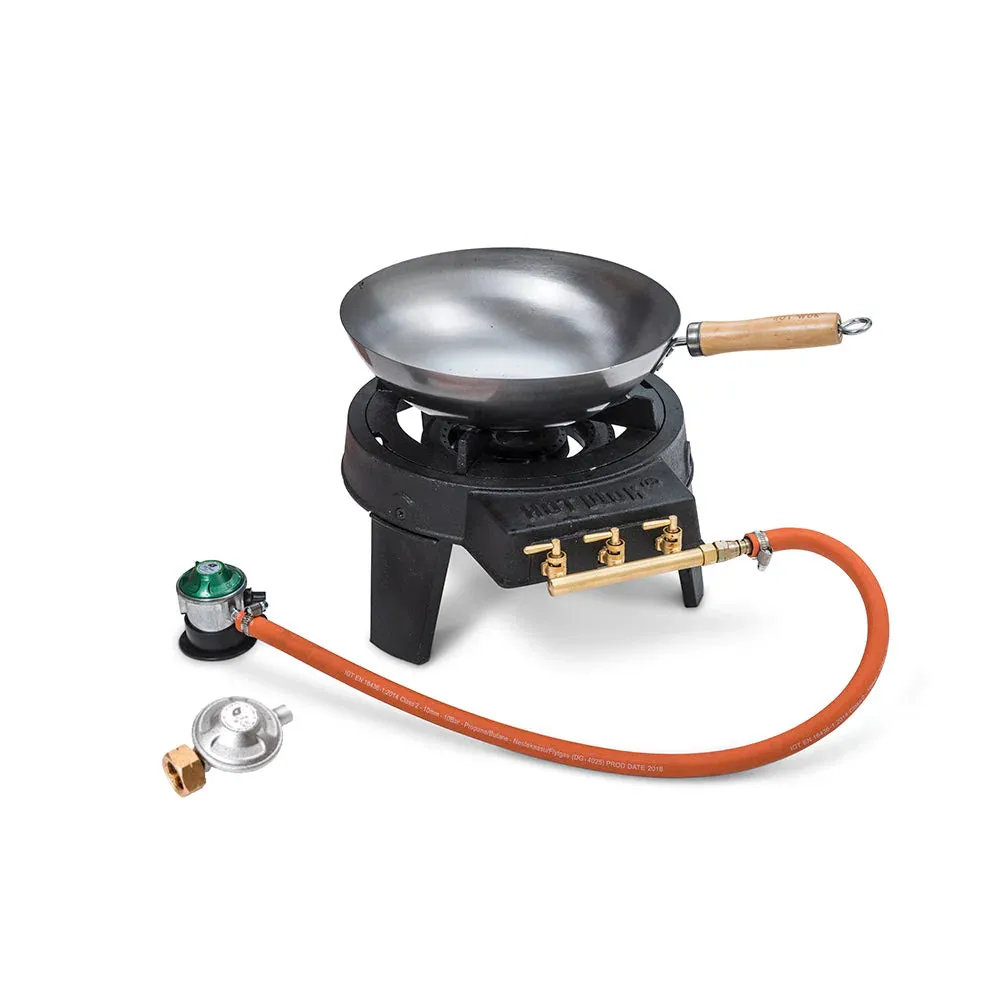 Hot Wok OG Wok Set 7Kw including 30cm Wok & Hose/Reg