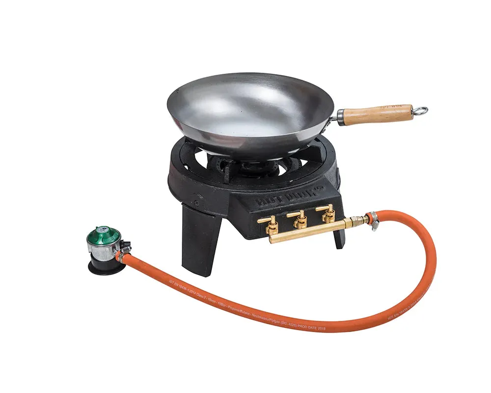 Hot Wok OG Wok Set 7Kw including 30cm Wok & Hose/Reg