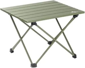 HUANGANG Outdoor Folding Table Portable Desk Aluminum Alloy Bracket Camping Table for Traveling, BBQ, Beachs