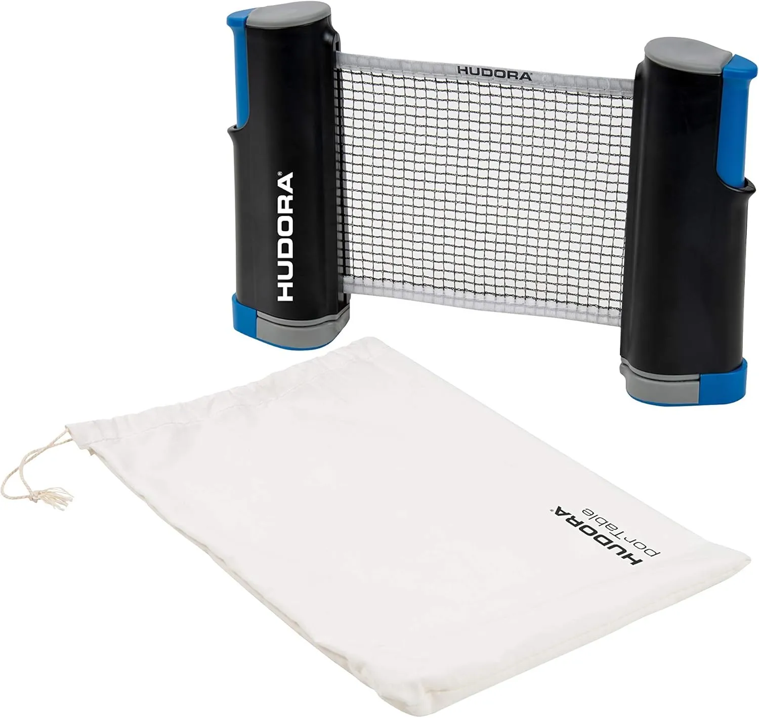 HUDORA 76243 Tischtennisnetz Table Tennis net Portable, Standard Size