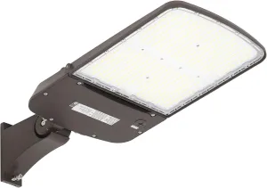 hykolity 240W/300W Switchable LED Parking Lot Light, 150LM/W 5000K LED Street Lighting with Photocell Sensor[750W-1000W HPS Equiv.] 5000K 100-277V, Commercial Adjustable Arm Mount LED Shoebox Light