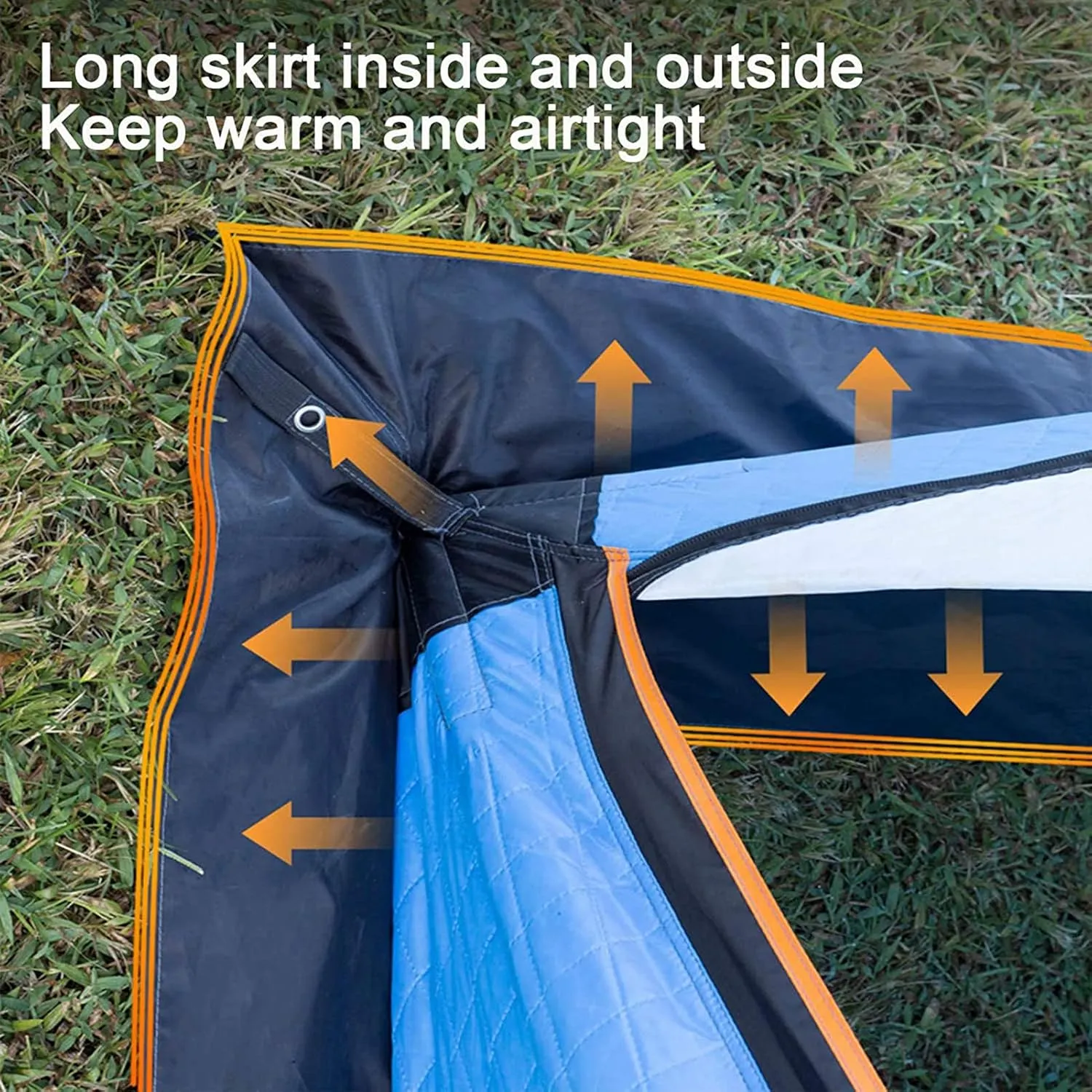 Ice Fishing Shelter, Pop-up Portable Ice Shanty Tent for 2-3 Person, Waterproof Ice Shelter w/Carrier Bag, Detachable Ventilated Windows & Zippered Door for Ice Fishing