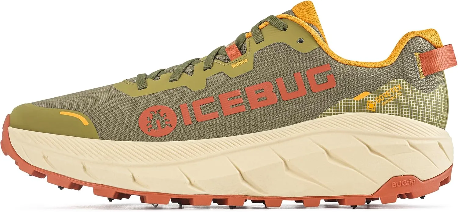 Icebug Womens Arcus2 BUGrip GTX Trail Running Shoe with Carbide Studded Traction Sole