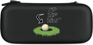 I'd Tap That Golf Compatible with Switch Carrying Case Hard Travel Game Bag Pouch with 15 Games Accessories