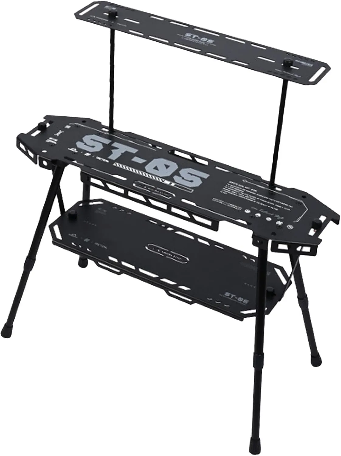 Igt Combination Table Folding Camping Table Portable Practical Folded Grill Table Skateboard Table for Outdoor BBQ Fishing RV