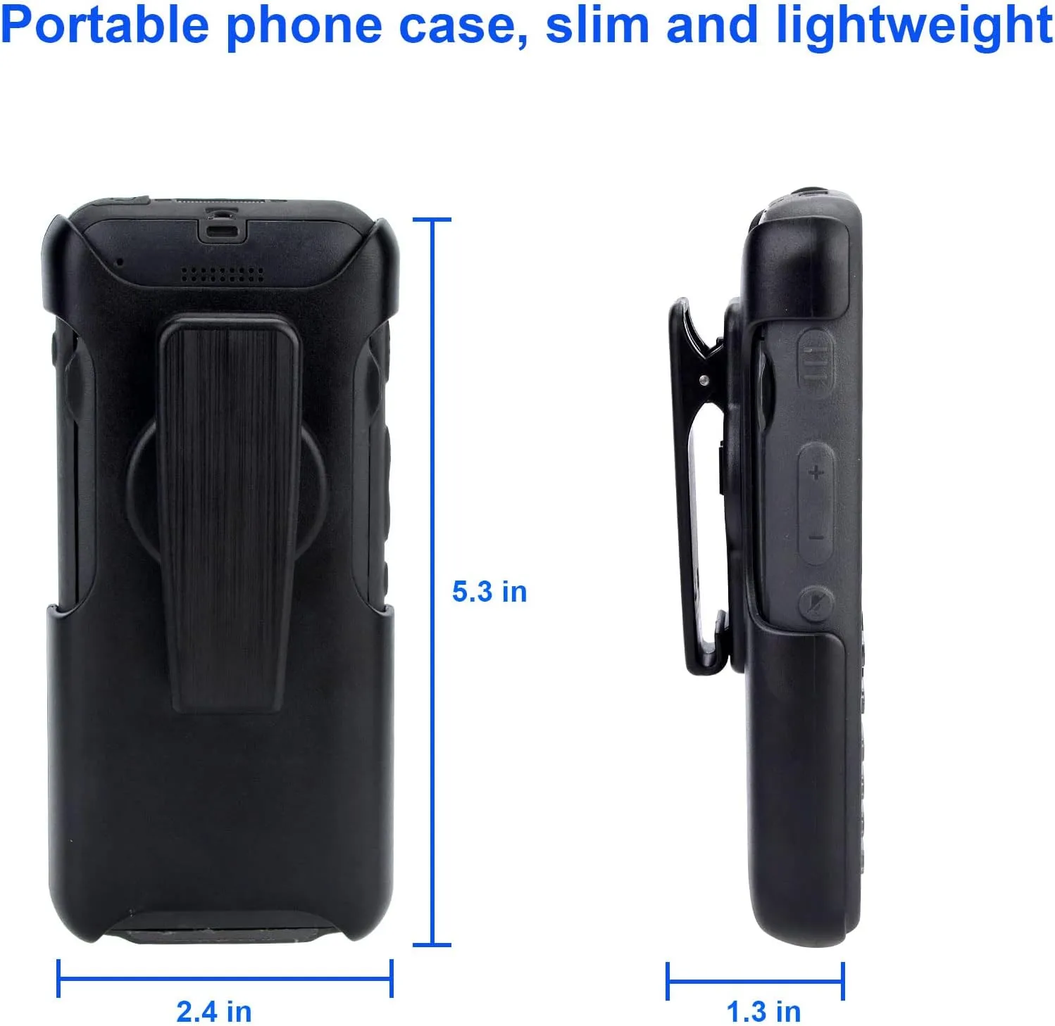 iGuerburn VoIP Phone Case for Cisco 8821 & 8821-EX, Cisco Phone Holder with 360 Swivel Belt Clip (Black)