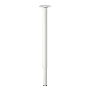 Ikea Olov Adjustable Pole Leg, 60-90cm, White