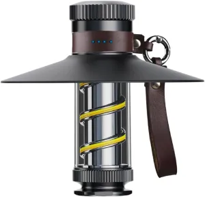Infinite Focus LED Camping Lantern USB Rechargeable Outdoor Tent Light Soft Glow Waterproof Multi-Function Flashlight Emergency Light