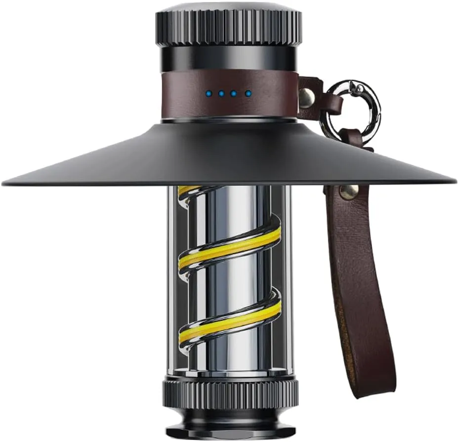 Infinite Focus LED Camping Lantern USB Rechargeable Outdoor Tent Light Soft Glow Waterproof Multi-Function Flashlight Emergency Light